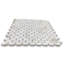 Calacatta 12" x 12" Marble Mosaic Tile-79891831