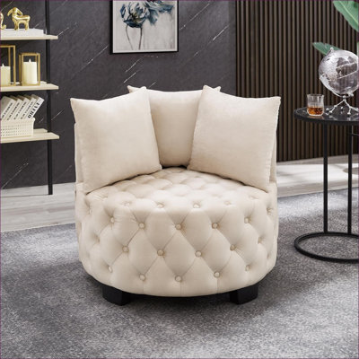 Chaise d'appoint rembourrée Contemporary