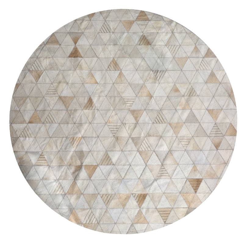 Art Hide Cowhide Area Rug in Cream