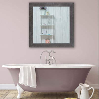 Engineered Wood Flat Wall Mirror
