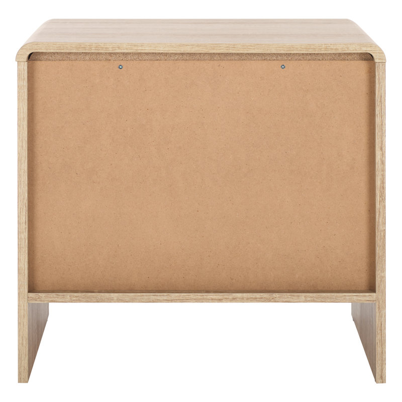 Arsenio 1 Drawer Nightstand, Light Cream