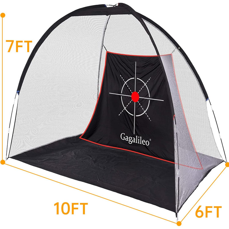 Filet d'exercice de golf 10 x 7 pi pour l'extérieur / l'intérieur