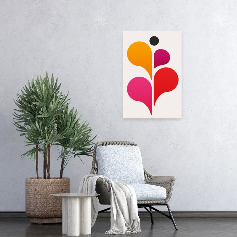 Art contemporain, art contemporain abstrait, H 24 po x l 16 po