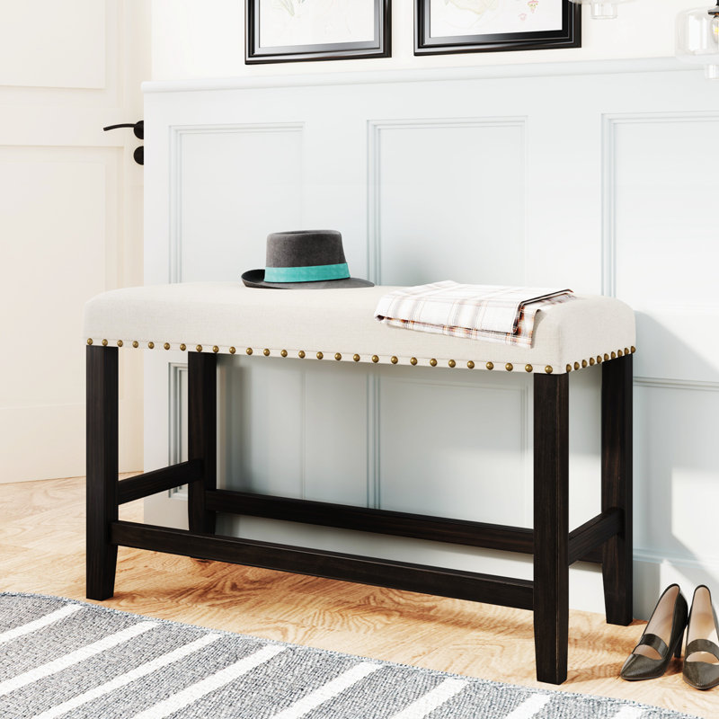 Banc en bois massif Huberte