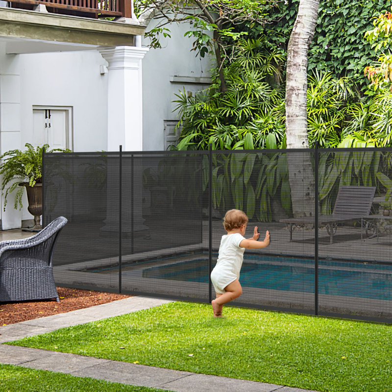 Filet pour piscine 4,5 '* 12' noir