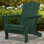 Chaise Adirondack pliante en polyéthylène haute densité Wolak