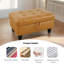 Repose-pieds avec rangement en faux cuir-1098297355