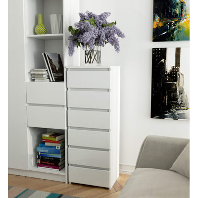 Skaiste Particle Board Rectangle Storage Unit Accent Chest
