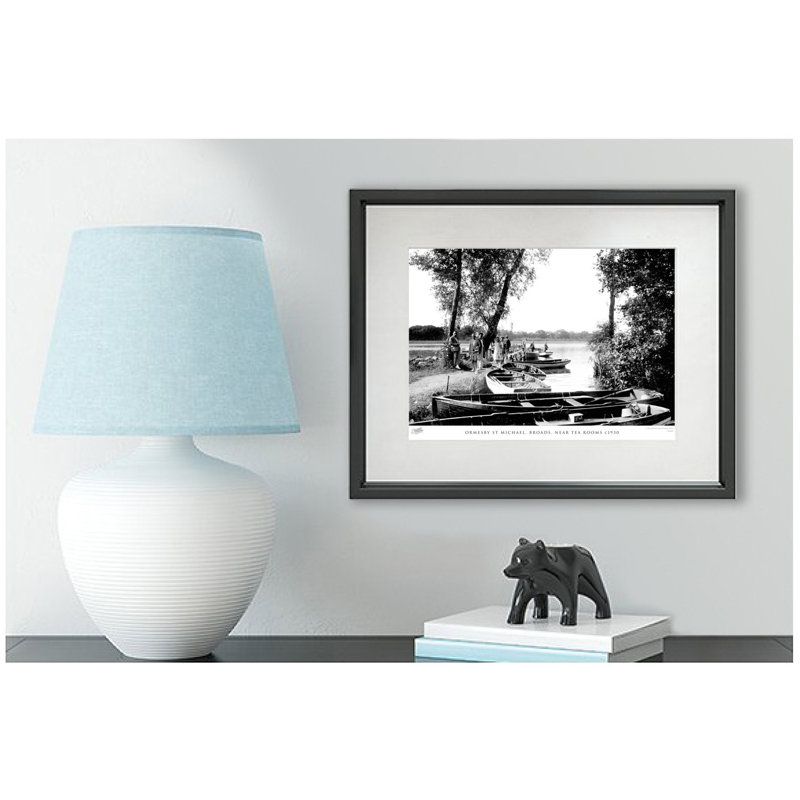 Ormesby St Michael, Broads, Near Tea Rooms C1930 by Francis Frith - Single Picture Frame Print, 45cm H x 60cm W x 2.3cm D