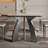 European modern simple rectangular dining table-107150267