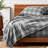 Flannel Machine Woven Plaid Sheet Set-70193533-70193532