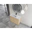 Meuble-lavabo autoportant de 40 po avec lavabo en céramique blanche et porte à fermeture douce 2 po, emballage KD, contreplaqué