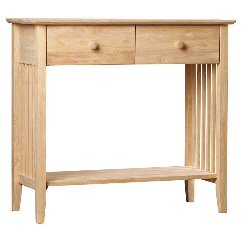 Manatuto 38'' Solid Wood Console Table