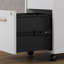 Kathy Ireland Bureau par Bush Furniture Méthode de bureau 60 W avec classeur mobile 3 tiroirs en blanc