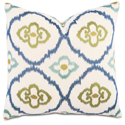 Azul Linen Square Pillow Cover & Insert