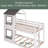 Muscotah Kids Twin Over Twin Bunk Bed-705577979