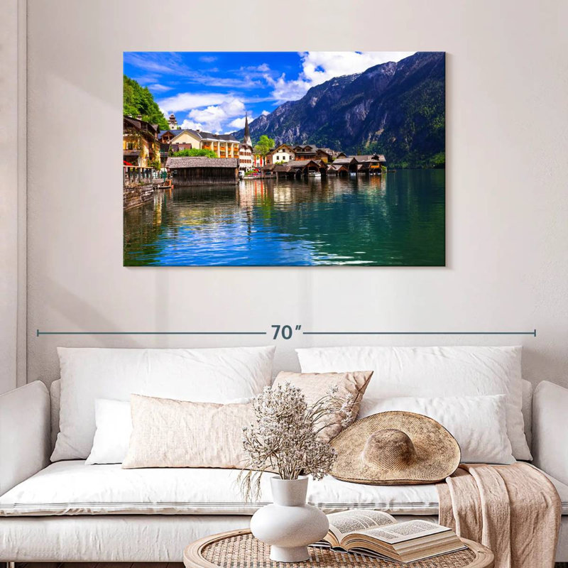 Alvord Scenic Austrian Lake, 30" H x 45" W
