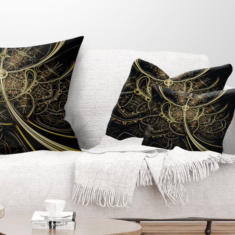 Abstract Reversible Throw Pillow