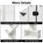 57" LED Tree Floor Lamp with Bookcase and Remote Control-114235638-114235642