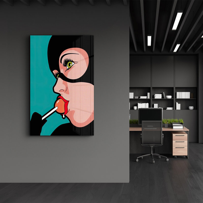 Peinture décorative en verre trempé