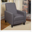 Fauteuil inclinable manuel en lin-1572612984
