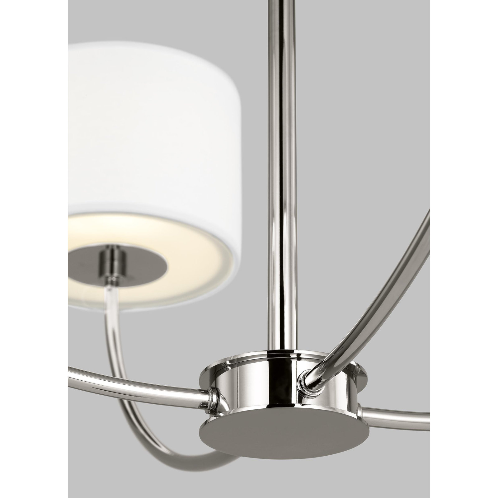 Tanyel 4-Light Chandelier, Polished Nickel