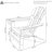 HDPE Weather-Resistant Adirondack Chair with Drink Holder - Blue/Black-958954783