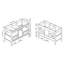 Ensemble de meuble-lavabo double 49 po Bethania-774740883