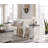 Rasema Farmhouse End Table with Charging Station, Wood Nightstand with Adjustable Shelf, Built-In Outlets-437041833