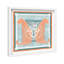 Casablanca to Paris Peach Print Glam Jungle by Oliver Gal, Black Frame, 12 x 12-529172331-529172330