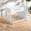 Lits avec rangement, lit simple en bois sur lit double, chambre d'enfant moderne