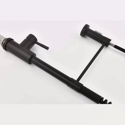 Pull Down Single Handle Spring Kitchen Faucet
