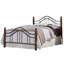 Lit standard à profil bas en bois massif Beechmoor-25295006