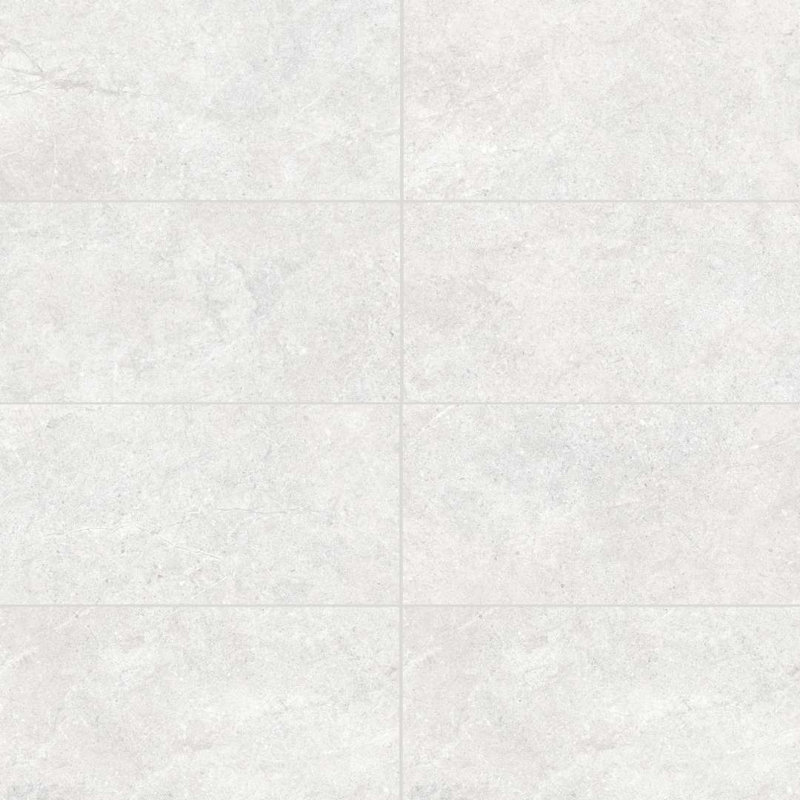 Carreau de porcelaine de 12 po x 24 po Alpe Stone Limestone, Perla, Poli