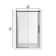 44"-48" W x 76" H Frameless Single Sliding Shower Door with Soft-Closing and Clear Tempered Glass