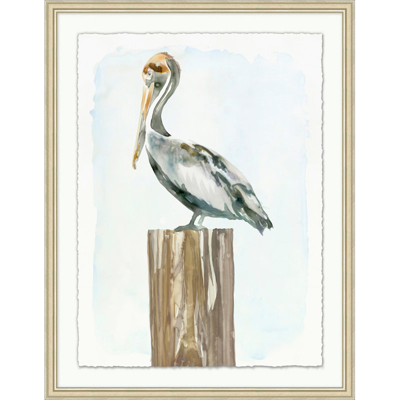 Painted Pelican 2 Print