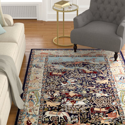 Tapis de style oriental multicolore Ledger