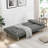 Sofa Bed With Armrest Two Holders  WOOD FRAME, STAINLESS LEG, FUTON GREY PVC-755545996