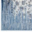 Tapis marocain contemporain bleu / ivoire Chiara-97858247