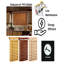PVC Venetian Window Blind – Durable, Moisture-Resistant, Easy-Fit, Wood-Effect Finish (Teak/Natural/Walnut)-382059569-382059558