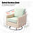 Daimyan Swivel Wicker Outdoor Lounge Chair-1189601349