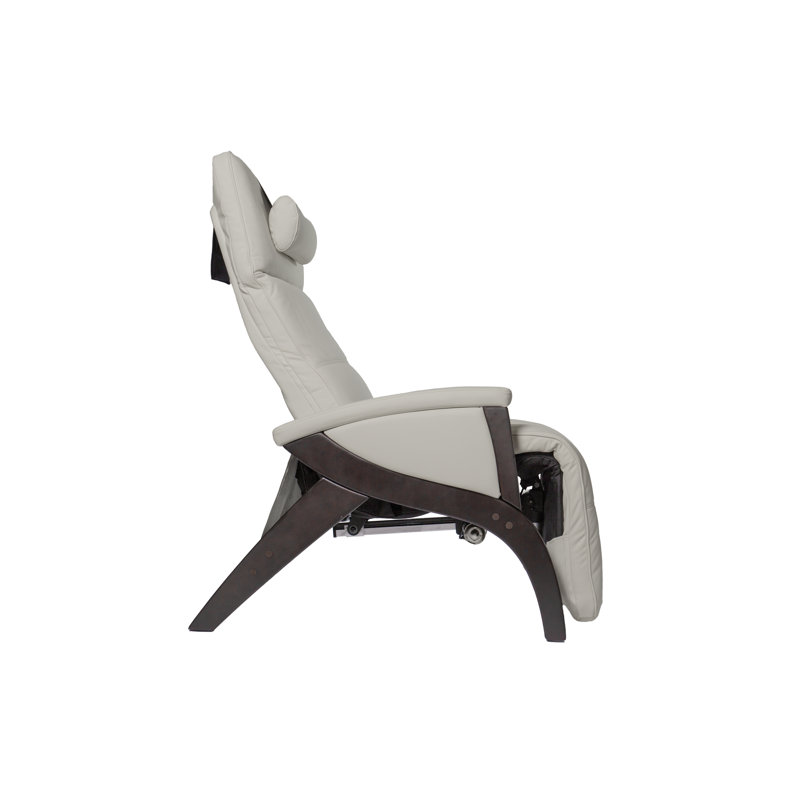 Newton Power Recliner, Black, Leather Match Ivory
