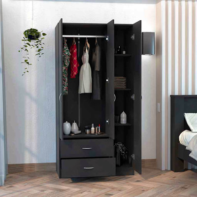 Armoire trois portes Clark, chambre