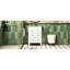 Meuble-lavabo blanc 24 po avec lavabo en céramique 24 po, 3 tiroirs, style rétro élégant, lavabo facile à assembler et structure en bois de pin massif, tiroirs pour un rangement efficace