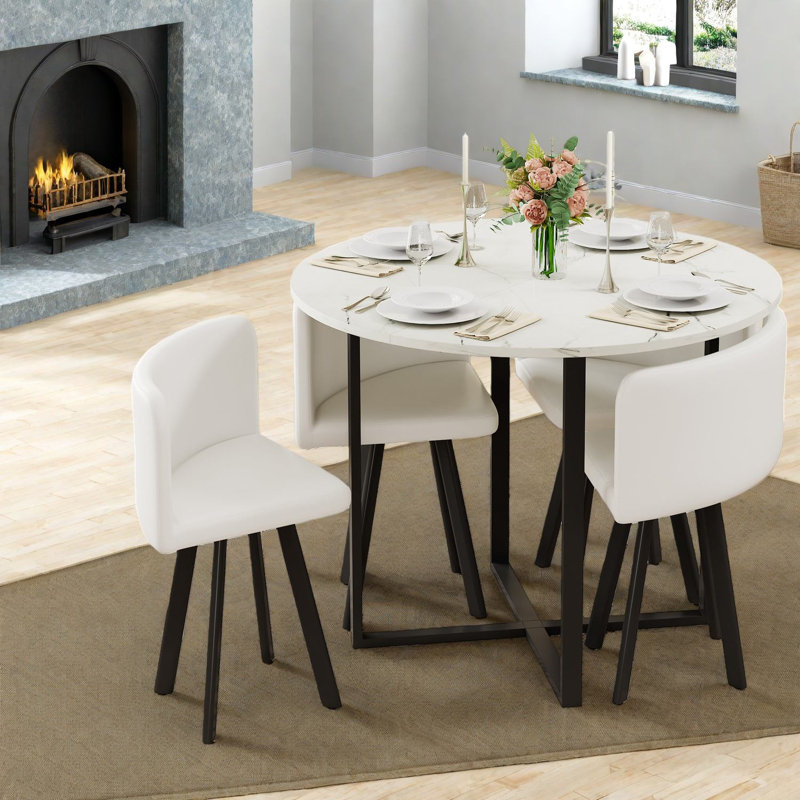 Ensemble de table de salle à manger 5 pièces Modern Modern
