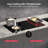 Tecasa 36 Inch 5 Burners Induction Cooktop, Built In with Bridge Element and Boost Function, Black
