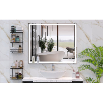 Smart LED Vanity Mirror with Anti-Fog and Adjustable Lighting