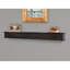 Floating Wood Fireplace Mantel Shelf - 100% Hardwood Oak Shelf For Hanging Above Fireplaces-70394544-91587591