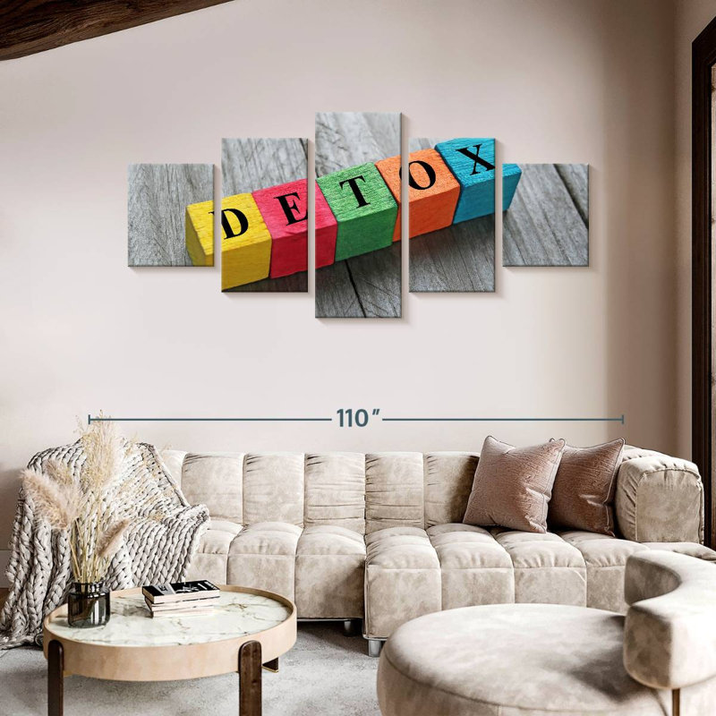 Detox Blocks, 42" H x 92" W
