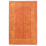 Azerbaijan One-of-a-Kind Rectangle 4'3" X 6'8" Hand Knotted Area Rug